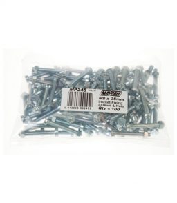 MP245 Bag of 100 M5x35mm Socket Fixings