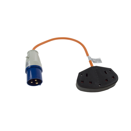 MP3752B 230V UK Twin Caravan Trailing Socket - Maypole