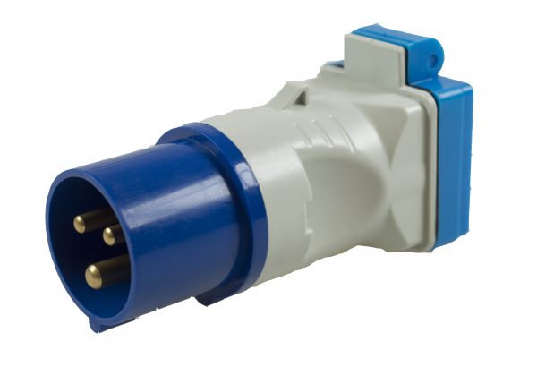 MP3758 230V 16A Caravan Plug to BS Socket Adaptor Display Packed - Image 2