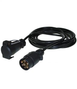 MP587 7 Pin 3m Straight Extension Lead (Plug To Socket)