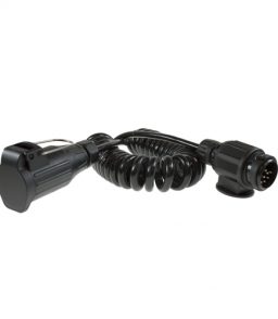 MP5896 8 Pin 2.5m Curly Extension Lead with 8 Pin Plug & 8 Pin Flying Socket