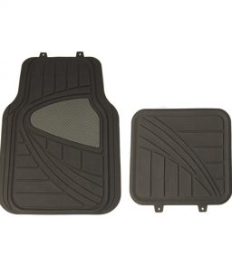 MP6354 Black/Grey PVC Car Mat Set