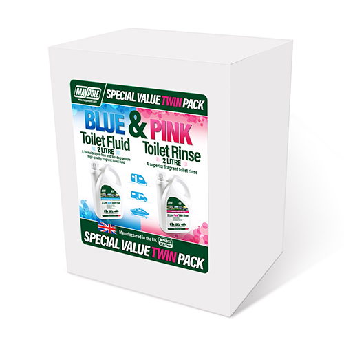 MP6997 Twin 2L Pack of Superior Toilet Rinse & Fluid