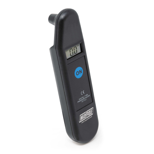 Digital tyre outlet pressure gauge
