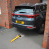 MP9733 Fold Down Security Post with Integral Lock