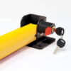 MP9733 Fold Down Security Post with Integral Lock