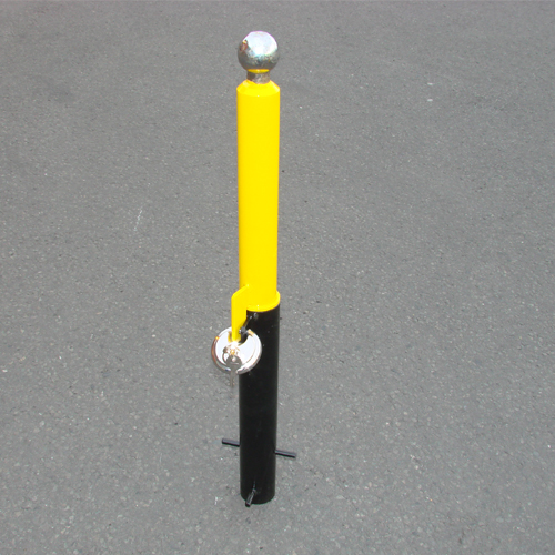 Lift out Locking Steel Post MP9735 with 50mm ball Trailer Security Post 