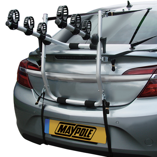 3 Bike High Rear Mounted Bike Carrier