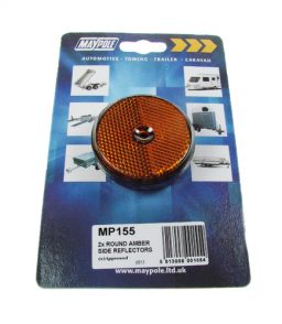 MP155 Radex Round Amber Reflector Display Packed