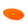 WAS 12-24V Slim Line Oval LED Amber Marker Lamp