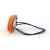 WAS 12-24V Slim Line Oval LED Amber Marker Lamp