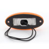 WAS 12-24V Slim Line Oval LED Amber Marker Lamp