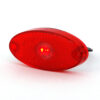 WAS 12-24V Slim Line Oval LED Red Marker Lamp