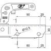 MP1925 1300Kg Pressed Steel 60mm Coupling - Image 2