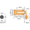 MP208 Pair of 350Kg Suspension Units & Hub - Image 6