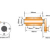 MP211 Pair of 500Kg Suspension Units & Hub - Image 3