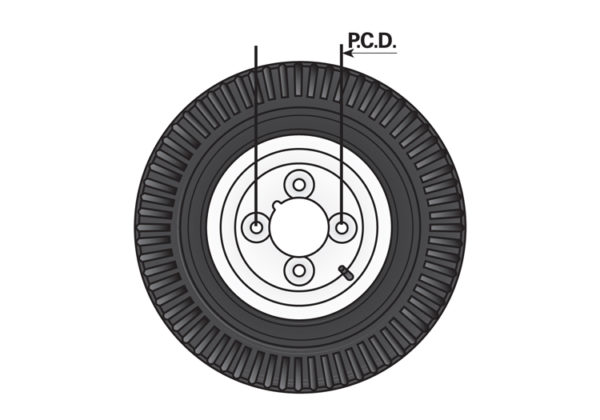 MP215 400x8 4 Ply Wheel & Tyre - Image 4