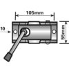 MP222 34mm Standard Duty Split Clamp - Image 3