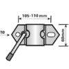 MP223 34mm Medium Duty Split Clamp - Image 2