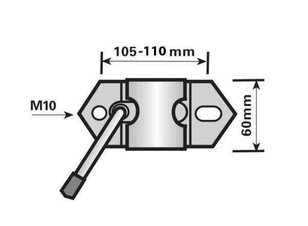MP223 34mm Medium Duty Split Clamp - Image 2