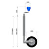 227 jockey wheel drawing