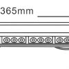 MP4098 12/24V 365mm Magnetic LED Midi Beacon Light Bar - Image 2