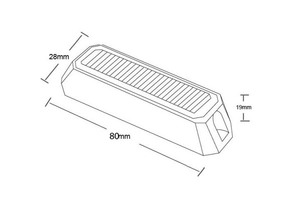 MP4110B 12/24V 9W Amber LED Strobe R10/IP65 - Image 2