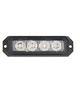 MP4111B 12/24V 12W Amber LED Strobe R65/R10/IP65