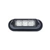 MP4112B 12/24V 9W Amber LED Strobe R65/R10/IP65