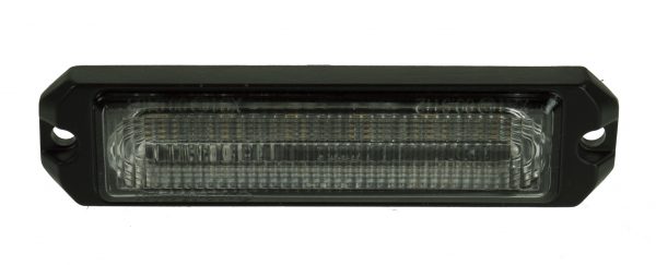 MP4116B 6x5W 12/24V Ultra Slim LED Amber Strobe - Image 2