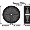 416 launch trolley wheel