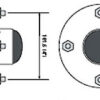 MP418 Plastic Cap & Conical Nuts Taper Roller Hubs - Image 2