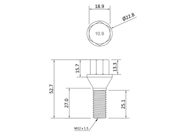 4192B wheel bolt