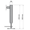 MP4395 1000Kg 350-500mm Swivel Jack - Image 2