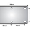 MP447 6 Hole Suspension Mounting Plate - Image 3