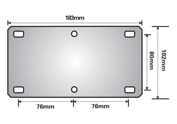 MP447 6 Hole Suspension Mounting Plate - Image 3