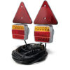 MP44952 12V LED Magnetic Lighting Pod 6m Trailer Cable & Triangles