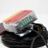 MP44952 12V LED Magnetic Lighting Pod 6m Trailer Cable & Triangles - Image 2