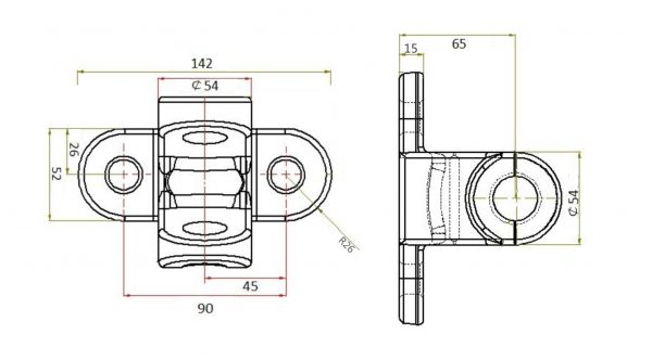 MP4862 Towing Jaw Black - Image 2