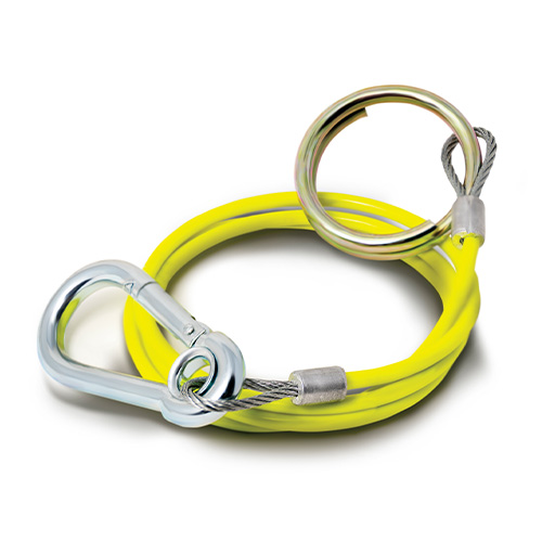 MP5015B 1m x 3mm Yellow PVC Breakaway Cable