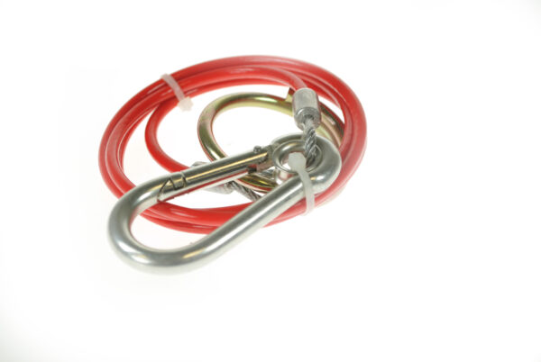MP501 1m x 3mm Red PVC Breakaway Cable Display Packed - Image 2