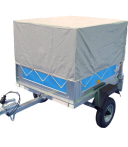 Trailer Cover for the Erde 122 Daxara 127 & Maypole MP6812 trailers using mesh sided extensions 125 x 97 x 50cm