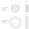 MP68192 135 R13 Wheel & Tyre Fits MP6819 & MP69153 Trailer - Image 2