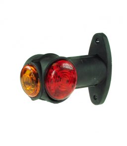 MP7726B 10-30V LED 45° Straight Red/White/Amber Rubber Stalk Marker Lamp