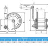 MP7970 Standard Hand Winch 385Kg / 850LB - Image 2