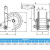 MP7972 Standard Hand Winch 545Kg / 1200LB - Image 3