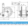 MP7973 Standard Hand Winch 545Kg / 1200LB - Image 4