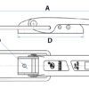 MP81302B 165 x 37mm Standard Overcentre Catch - Image 2