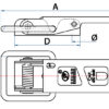 MP81303B 105.5mm x 36mm Overcentre Catch - Image 2