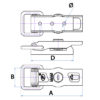 MP81304B 101.5mm x 31mm Lockable Overcentre Catch - Image 2